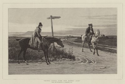 Los halcones no se sacan los ojos entre sí de John Charles Dollman