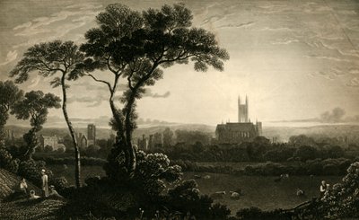 Vista Este de la Ciudad de Canterbury de John Charles Varrall