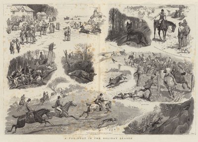Caza de zorros en la temporada de vacaciones de John Charlton