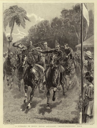 Una Gymkana en India, Carrera de Caballos de la Artillería Real de John Charlton