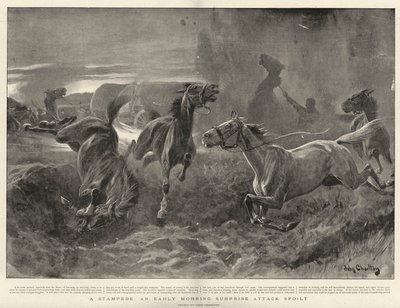 Una estampida, un ataque sorpresa temprano arruinado de John Charlton