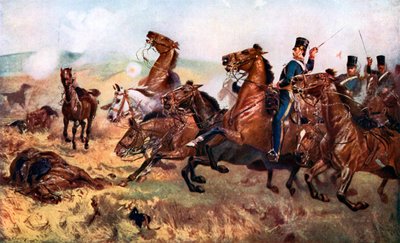 Batalla de Balaclava, 25 de octubre de 1854, c. 1920 de John Charlton