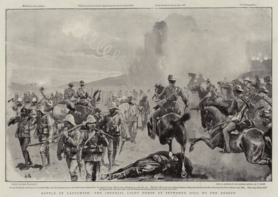 Batalla de Ladysmith, el Caballo Ligero Imperial en Pepworth Hill al Rescate de John Charlton