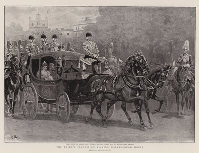 La procesión de la novia saliendo de Marlborough House de John Charlton
