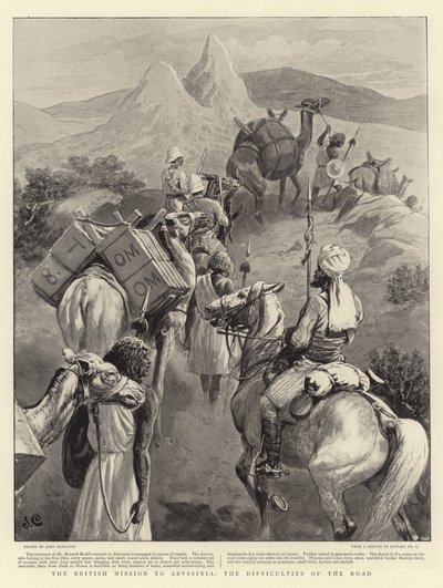 La misión británica a Abisinia, las dificultades del camino de John Charlton