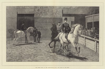 El espectáculo ecuestre en el Salón de Agricultura, los árabes en el anillo de John Charlton