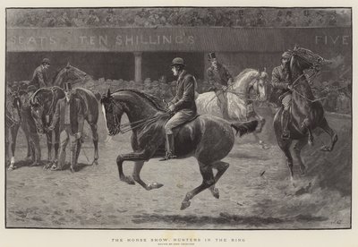El espectáculo ecuestre, cazadores en el ring de John Charlton