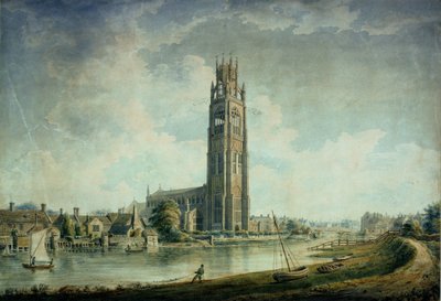 Boston Stump: vista desde el suroeste de John Chessell Buckler