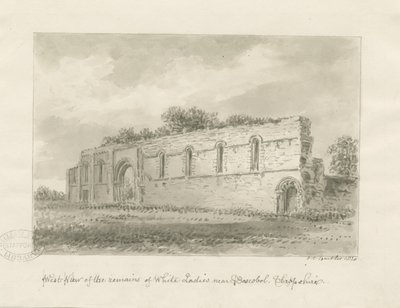 Brewood - Priorato de Whiteladies de John Chessell Buckler