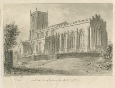 Iglesia de Checkley de John Chessell Buckler