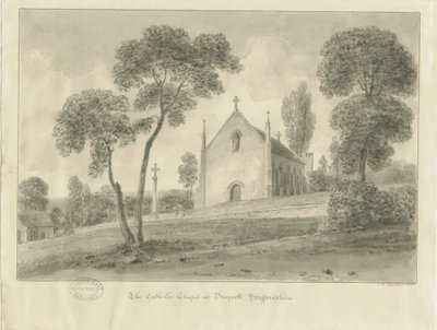 Cresswell - Capilla Católica de Draycott-in-the-Moors de John Chessell Buckler