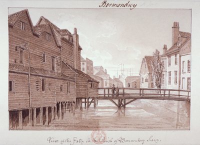Dockhead Folly, Bermondsey, Londres de John Chessell Buckler