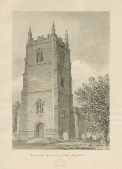 Iglesia de Ellastone de John Chessell Buckler