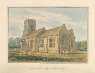 Essex - Iglesia de Gosfield de John Chessell Buckler