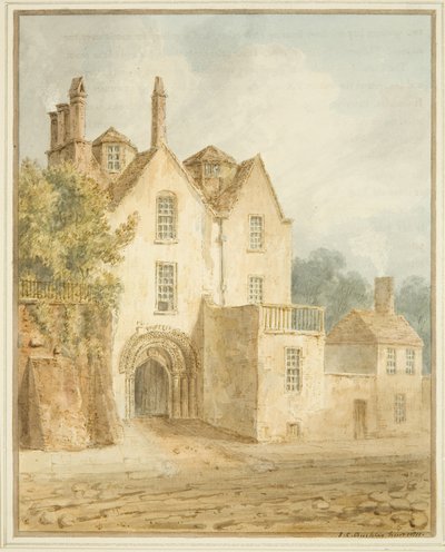 Puerta en Lower College Green de John Chessell Buckler