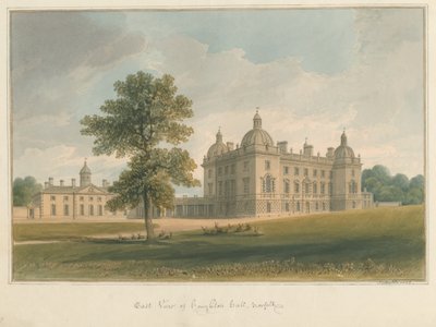 Norfolk - Houghton Hall, 1826 de John Chessell Buckler