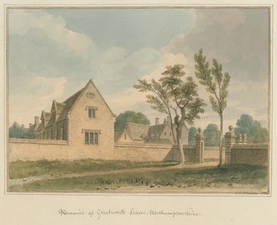 Northamptonshire - Casa Greatworth, 1826 de John Chessell Buckler