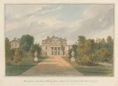 Oxfordshire - Casa Middleton Stoney, 1827 de John Chessell Buckler