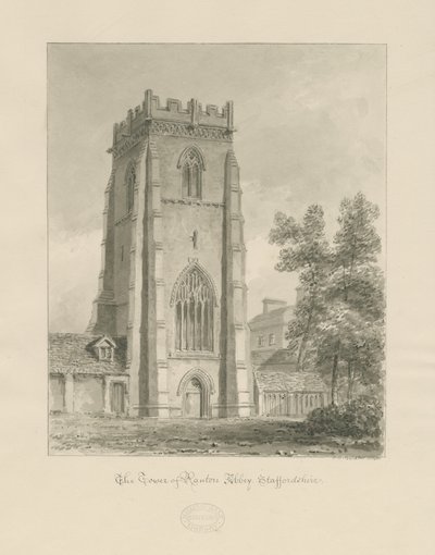 Abadía de Ranton - La Torre de John Chessell Buckler