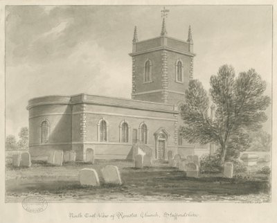 Iglesia de Rocester de John Chessell Buckler
