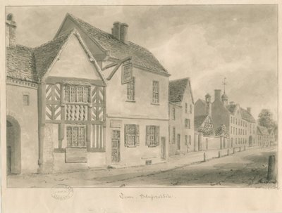 Tean - Calle del pueblo de John Chessell Buckler
