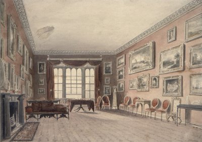 La Galería en Browsholme, cerca de Clitheroe, Yorkshire de John Chessell Buckler