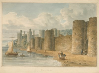 Gales - Carnarvonshire - Castillo de Conway de John Chessell Buckler