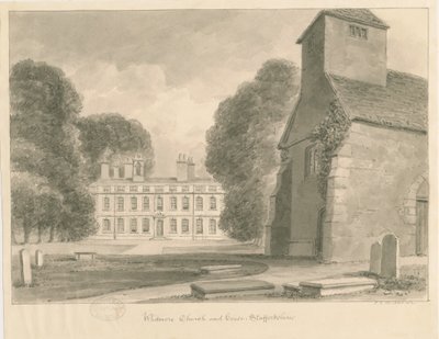 Iglesia y Casa de Whitmore de John Chessell Buckler