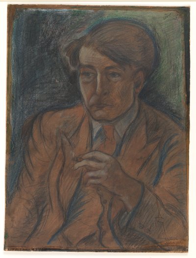 Estudio preliminar para retrato del pintor y grabador Søren Hjorth Nielsen de John Christensen
