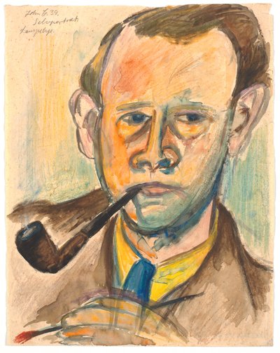 Autorretrato a la luz de la lámpara de John Christensen