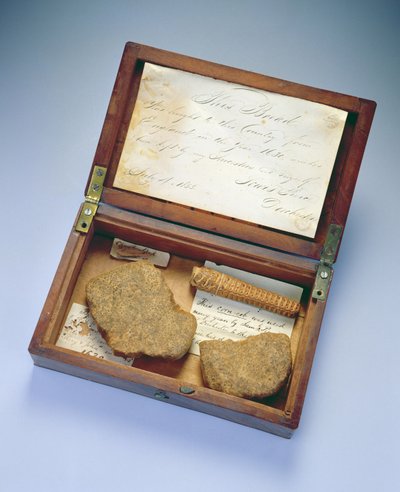 Caja de reliquias, de Dorchester, Massachusetts, 1835 de John Clapp