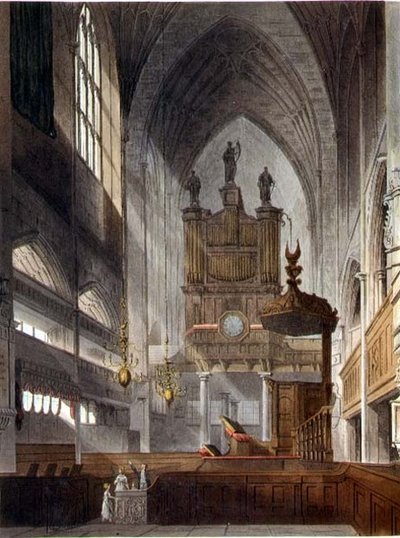 Interior de la Abadía, de 
