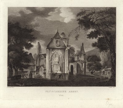 Abadía de Pluscardine de John Claude Nattes