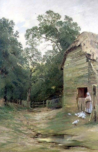 Una granja en Surrey de John Clayton Adams