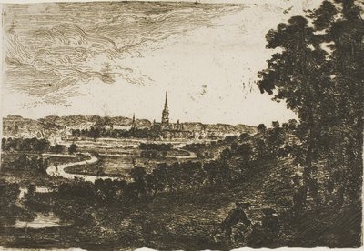 Salisbury desde Wilton Park de John Clerk of Eldin