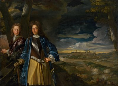 Michael Richards 1673-1721 y John Richards 1669-1709 en el sitio de Belgrado en 1690, 1700 de John Closterman