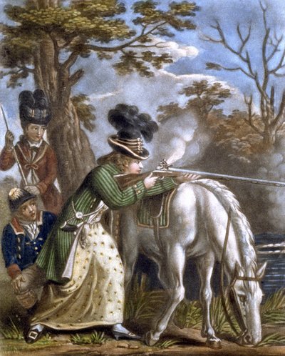 El pony de tiro de las damas de John Collet