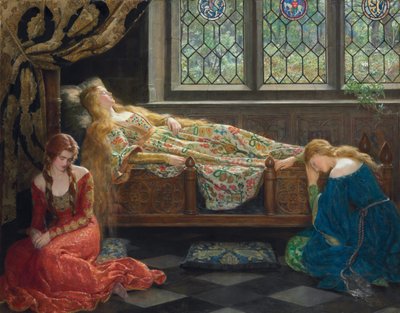 La Bella Durmiente de John Collier