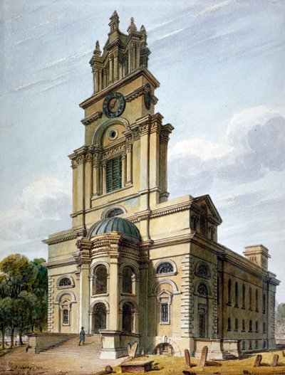 Iglesia de Santa Ana, Limehouse, Londres, 1811 de John Coney