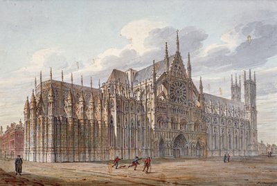 Abadía de Westminster, Londres, 1816 de John Coney