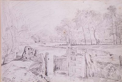 Una esclusa en el Stour de John Constable