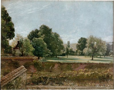 Una vista en Salisbury, desde la biblioteca de la casa del archidiácono Fisher de John Constable