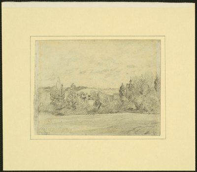 Rectoría e iglesia de Binfield, Berkshire de John Constable