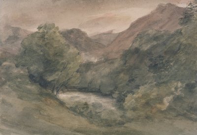 Borrowdale, tarde después de un buen día, 1 de octubre de John Constable