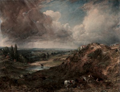 Branch Hill Pond, Hampstead de John Constable