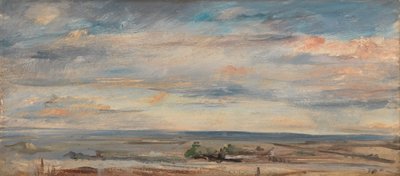 Estudio de Nubes, Temprano en la Mañana, Mirando al Este desde Hampstead de John Constable