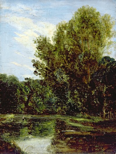 Esquina de los estanques de Hampstead de John Constable