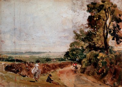 Camino rural entre East Bergholt y Flatford (1811 aprox.) de John Constable