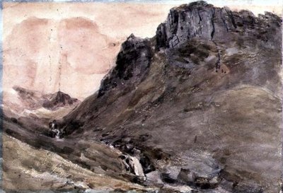 Eagle Crag, Borrowdale de John Constable