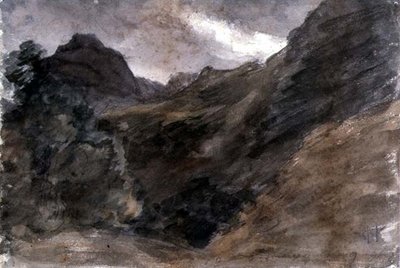 Eagle Crag, Borrowdale, 1806 de John Constable